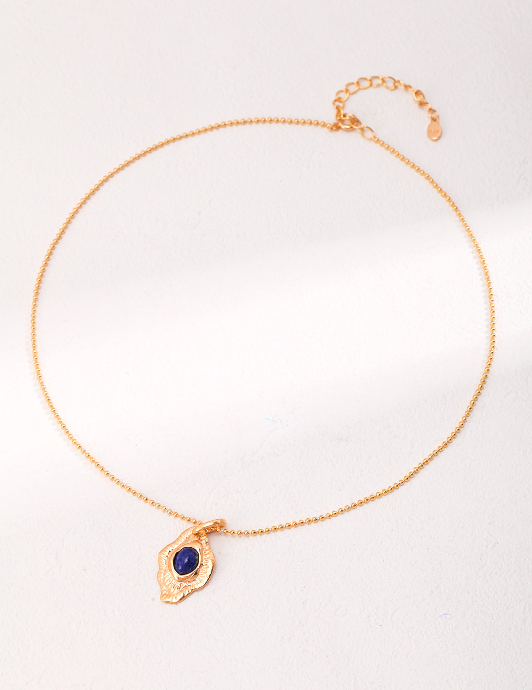 Lapis Lazuli and Gold-Plated Sterling Silver Necklace