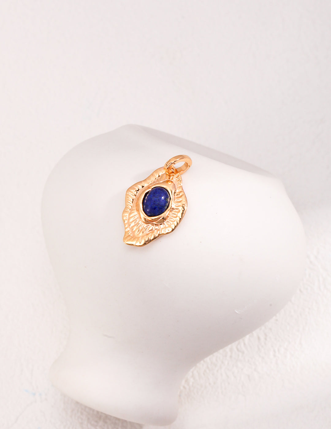 Lapis Lazuli and Gold-Plated Sterling Silver Necklace