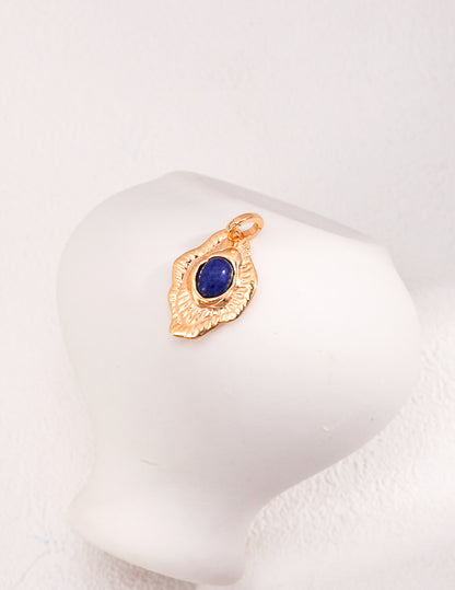 Lapis Lazuli and Gold-Plated Sterling Silver Necklace