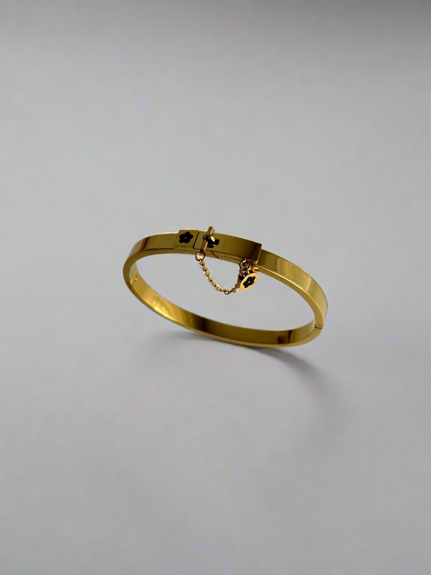 Golden Blossom Bangle