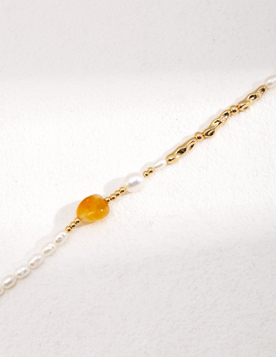 Tiger's Eye Pendant Necklace with Natural Pearls and Agate